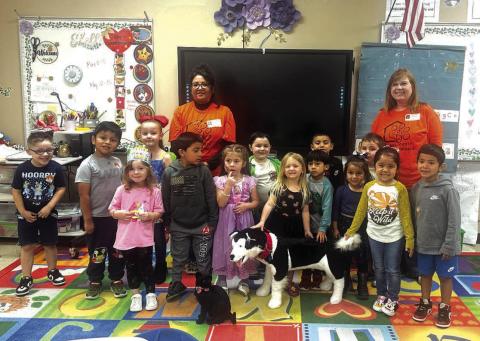 Elementary students celebrate Be Kind to Animals Week | Courtesy of San Saba County Friends of Animals