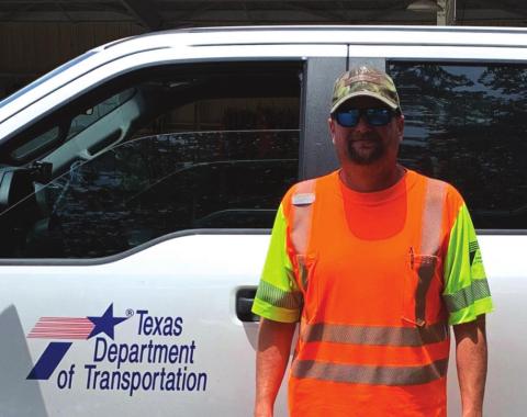 Scott Sanderson - new McCulloch County Maintenance Section Supervisor for TxDOT