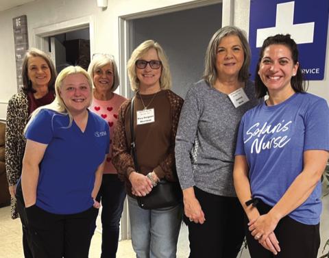 Members and Solaris reps pictured (l-r): Barbara Fowler, Cassandra Seabourn, Celia Bell, Mary Margaret Moorhead, Joanne Weik, Sabra Ward.