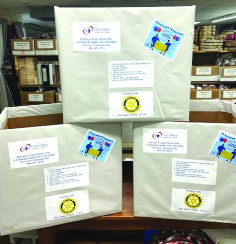 Rotary Club is supporting Cherokee Home for Children with a Food Drive to be turned in on Cherokee Day May 4th. Drop by Arrowhead, Community or Commercial Bank and drop off your non-perishable Food Donation! Photo courtesy of Jacqueline Carlson
