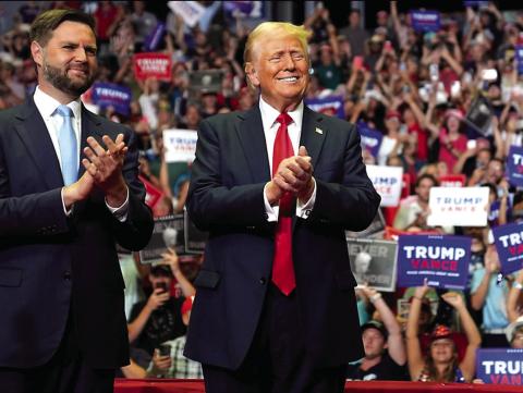 President Trump (right) and Vice President Vance (left) AP Photo/Evan Vucci