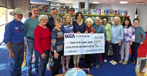 LCRA, City of SS award $16,940 Grant for Library Renovations