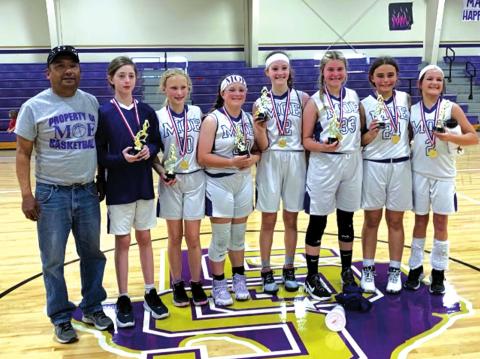 5th/6th grade girls of MOE wins 4th consecutive tourney championship