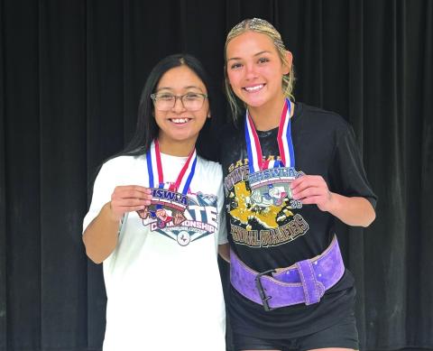 State Qualifiers Kalista Lara and Emaleigh Argote Courtesy of Brian Rogers