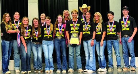 Mrs. Locker, Paige Bailey, Raegan Eckert, Fallon Soto, Emma Bryant, Kasadee Daly. Maggie Bryant; Ian McKinnerney, Dalton Moats, JaceLynn Kilgore, Braylee Scarborough; Matthew Woerndell and Jaspur Farris. Missing from picture: Jayden Jordan, Mia Tharp, Kinzley Daly, and Kadence Isham.