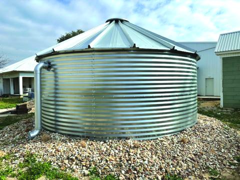 Rainwater Harvesting System at the Texas Botanical Gardens &amp; Native American Interpretive Center, Inc. in Goldthwaite, Texas Courtesy of Texas Botanical Gardens &amp; Native American Interpretive Center, Inc.