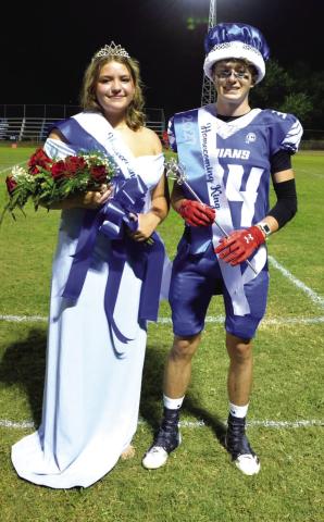 Homecoming Queen Lily Graves and King Robert Sawyer Courtesy Ashley McKneely