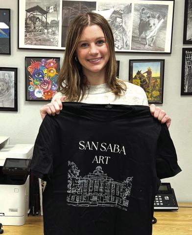 2026 SSHS Art T-Shirt Design Winner Courtesy of Shara Wright
