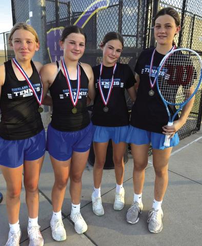 Left to Right: Kaylee Salas, Brylee Chandler, Grace Younggreen, and Macy Mask Courtesy of Pam Starr