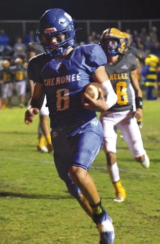 Joel Valdez with the ball.