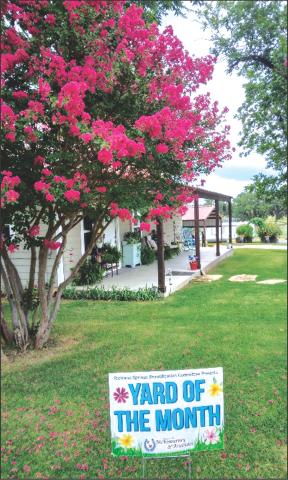 Richland Springs Yard of the Month for June 2025