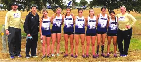 The San Saba High School girls' 