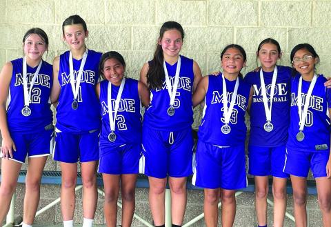 MOE 7/8 team members L-R: Khloe Martinez, Hadly Reid, Jazmin Reyes, Greenley Jo Moore, Carla Jimenez, Victoria Davis, and Aliah Davila.