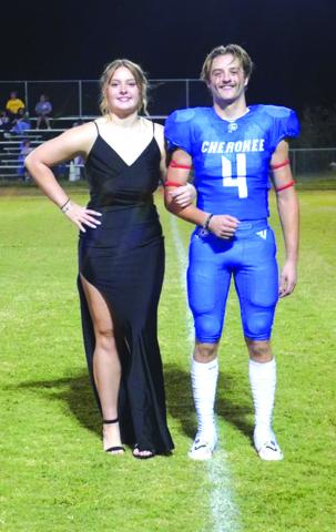 Cherokee - Junior class Duchess, Hailey Penney, with Duke, Trenton Conner
