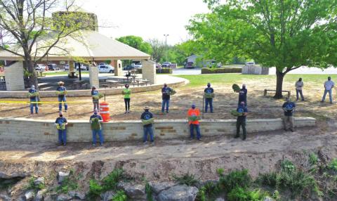 LCRA "Steps Forward" to work on community project in San Saba