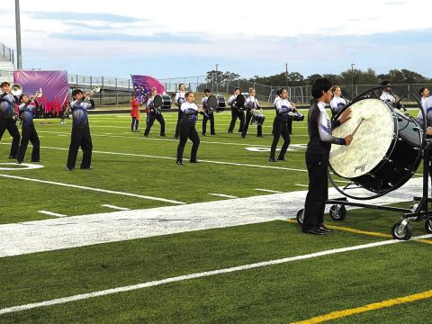 San Saba Armadillo Band at Lost Pines Marching Festival