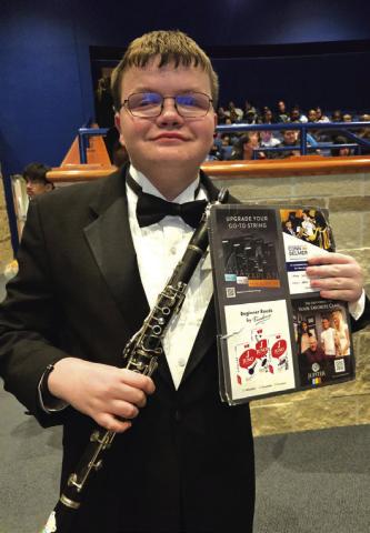 Sue's great-grandson, Luke, is a member of the Copperas Cove band and choir.