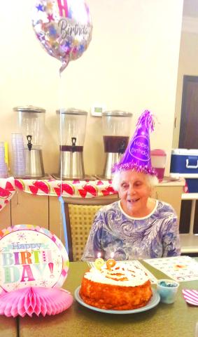 Louise Oswald turned 99 on June 11th. Louise was the elementary principle in SSISD for 23 years. There was a Birthday Celebration for her at the San Saba Rehab followed by bingo with the residents. Submitted by Marlene Wood Photo courtesy of Janie Jaquez