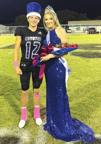 Richland Springs wins Homecoming game, 48-0; King and Queen crowned