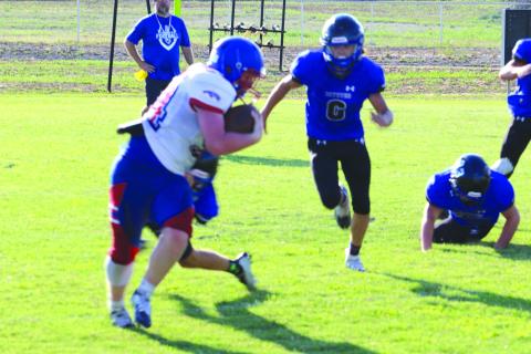 Coyote JV win Thursday night 49-0 against Gormon