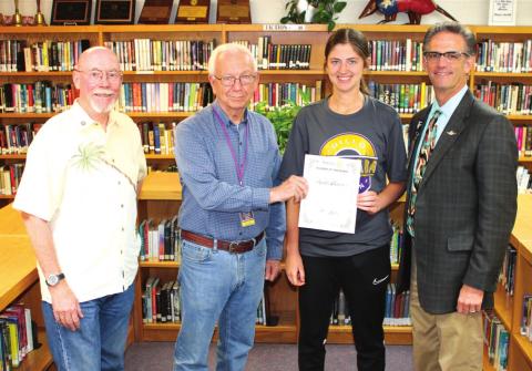 Rotary April Student-of-the-Month