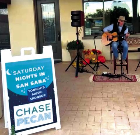 Pictured right: Monte Rose, entertainment Saturday night