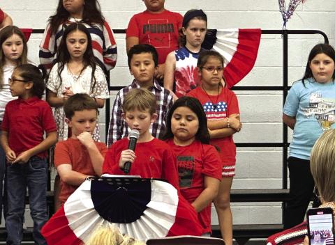SS Elementary 3rd Graders; Speaker: Raylan Wells