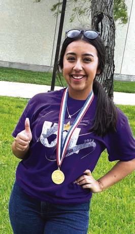 Kristi Macias - GOLD medalist and State qualifier in Editorial Writing. Coached by Deanne Cromer
