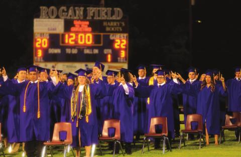 Friday night, May 27th......the night for ending and beginning for graduates of San Saba County high schools