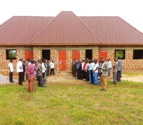 Dwayne Bishop Building completed in Uganda