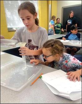 Students in last year’s Summer Scholars program at HPU conduct an experiment in a water density lab.