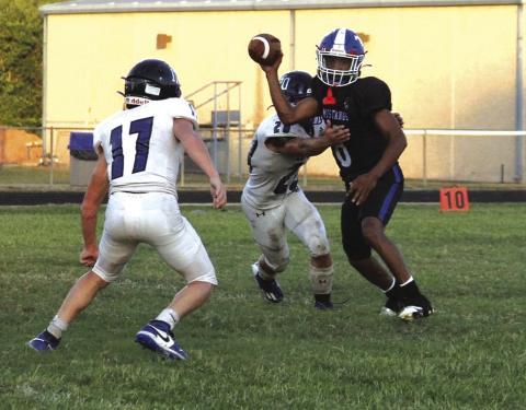 #17 Billy Perry and #20 Gage Behrens frustrating the opposition in last week’s win against the Mustangs.
