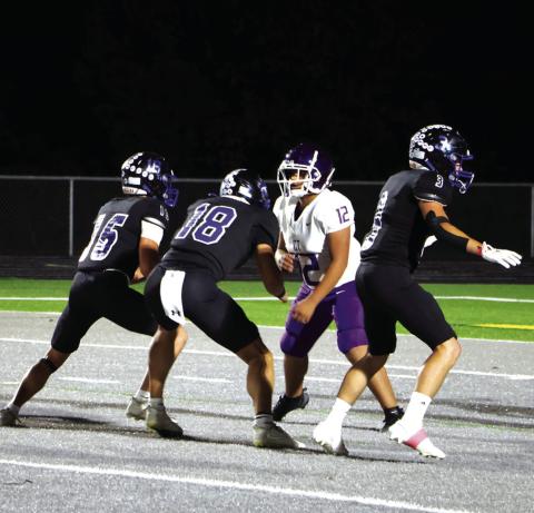 Photo by Pam Starr RS Coyotes - #15- Evan Deeds ; #18- Eli Hutchins; #3- Rush Norris