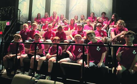 Cherokee Elementary 3-5th graders at 'Into the Woods Jr.' Courtesy of Kari Owen
