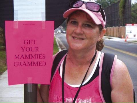 October is Breast Cancer Awareness month. Breast cancer affects just as many men as it does women. I was diagnosed at 40 and was told it had probably been there nine years. It is a devastating and permanently life-changing disease. Please take the time to schedule your mammogram...no matter your age or gender!! Courtesy of Donna Blossman
