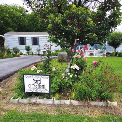 San Saba Garden Club’s June Yard of the Month