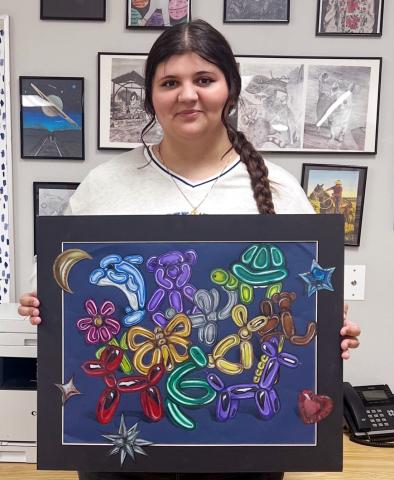 SSHS's Sabrina Dozier recognized for artwork