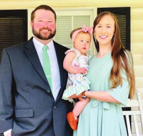 David Easlon, wife Kayla and daughter Addilyn