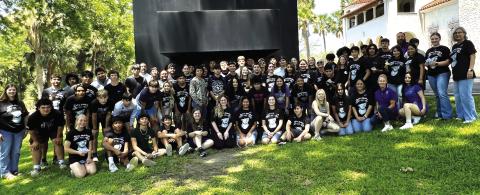 San Saba Art Students at the McNay Art Museum in San Antonio Photo by a McNay docent