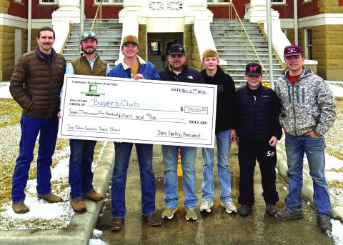 L-R: Brian Henslee, Coy Early, Holt Oliver, Britton Edmondson, Brody Edmondson, Jace Stewardson, and Jack Stewardson Photo submitted by Holt Oliver