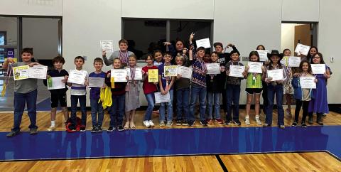 Cherokee elementary UIL participants grades 3-5