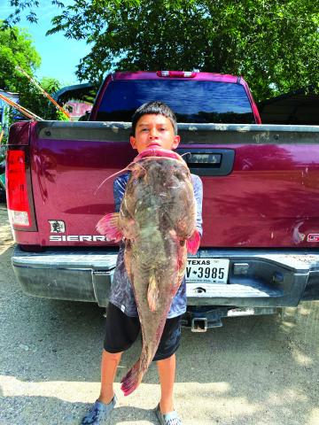 Santiago and his catfish!
