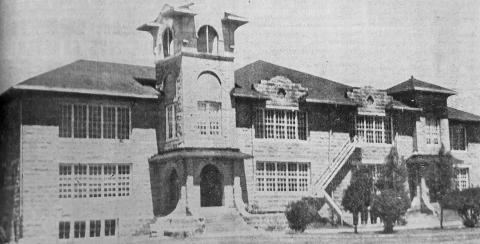 60 Years Ago - BUILT IN 1910–– The $40,000 sandstone grammar school building will soon be leveled saddening many hearts who still have cherished memories about it. Materials for the building came from different points in Texas and Louisiana and were brought here part of the way by mule trains. Early students were full of pranks and kept classrooms in constant turmoil. ––Photo by W. W. Mitchell. Taken from the 7/20/1961 issue of the San Saba News &amp; Star