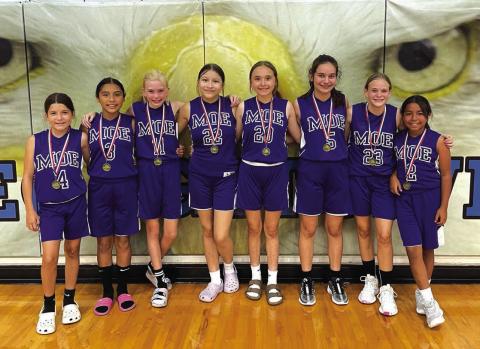 Pictured left to right are Kinlei Vogel, Carla Jimenez, Ruby McBee, Khloe Martinez, Cameryn Brockman, Greenley Jo Moore, Libby Sanderson, and Jazmin Reyes. Courtesy of Oscar Zepeda