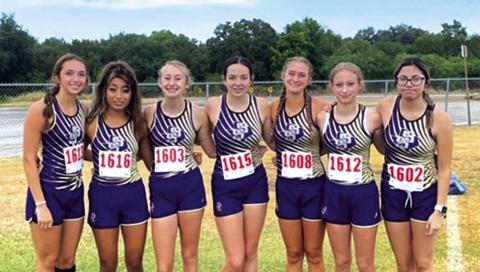 Cinzlea Stanton - SR, Kelyn Yanez - JR, Landry Eudy - SO, Raylee Wood - SO, Caitlyn Mays - JR, Kloey Smith - FR, Emily Estrada - JR / Courtesy of Melissa Devine