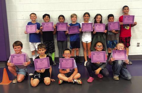 3rd Graders Ryder Jost, Ubaldo Mendoza, Fabiola Correa, MJ Bagley, Evelyn Macedo, Sophia Ramirez, Jose Morales, Bentley Turner, Bottom Row: Landon Baskin, Colton Stanton, Bryce Johnson, Daniella Salinas, and John Wells.