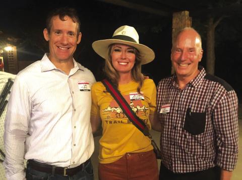 Pictured (l to r): J. W. Havel (YoungLife Metro Director of San Marcos Area), Brooke Bagley (San Saba County YoungLife Director), and J. C. Bowban (YoungLife Director of Small Town Initiatives)