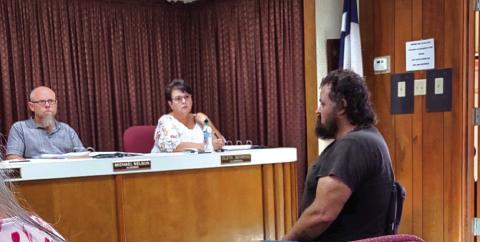 Citizen David Sutton took the opportunity afforded during “Audience for Concerned Citizens” to address the City Council in last week’s meeting on the need for a cross walk near the dollar stores on SH 16 in light of the recent incident where a truck ran off the road.
