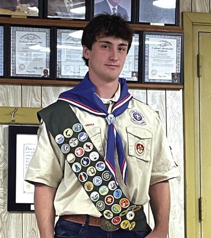 Jefferson Stencil Earns Eagle Scout Award!