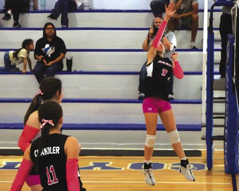 Richland Springs JH Volleyball end season with a win over Mullin